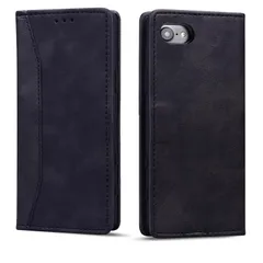 【新着商品】携帯ケース 第3世代 第2世代 se いphone 向け 向け ケース ケース ケース se3 se3 iPhone iPhone コンパチブル 便利 横置き機能 (ブラック) 折り畳み式 防水 カードポケット iphone8 適合 適合 ベルトな