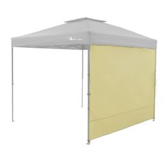 【Popular Item】MOON LENCE Side Sheet, Side Wall for 2.5m Tarp Tent, 1 Side Sheet, Yellow