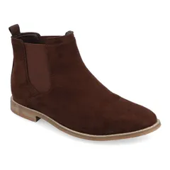 バンス メンズ シューズ ブーツ・レインブーツ チェルシーブーツ チェルシー Vance Co Marshall Mens Chelsea Boots Brown ブラウン