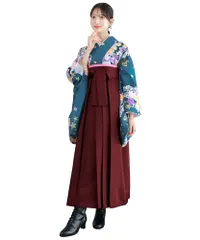 [KYOETSU] [キョウエツ] 袴 セット 卒業式 大学生 レディース 華やかB【送料無料】【☆Yuki☆Shop】 0434d6a9