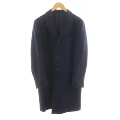 グリーンレーベルリラクシング ユナイテッドアローズ green label relaxing チェスターコート ロング丈 ウール アウター S 紺 ネイビー 3125-199-0904 /AN41