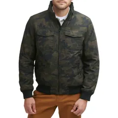 ドッカーズ メンズ アウター ジャケット・ブルゾン Mens DockersR 2Pocket Bomber Jacket Camouflageのサムネイル