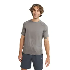 チャンピオン メンズ トップス Tシャツ メッシュ Mens Champion MVP Mesh Tee Titanium Gray グレー