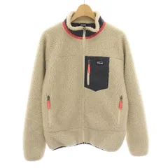 パタゴニア Patagonia ガールズレトロエックスジャケット GIRLS RETRO-X JACKET ボアジャケット フリースジャケット アウター ジップアップ 16-19 XXL アイボリー 65621FA17 /YT