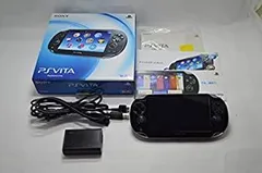 【中古】「非常に良い」PlayStation Vita (プレイステーション ヴィータ) Wi‐Fiモデル クリスタル・ブラック (PCH-1000 ZA01) （メーカー生産終了）