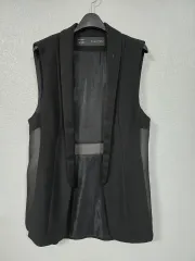 ZARA メッシュバイカラー ベスト 55 66