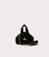 ヴィヴィアン・ウエストウッド ヤスミン ミニ ツアーベルベット ショルダーバッグ クロスバック