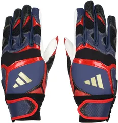 新品 adidas(アディダス) 野球 バッティング手袋 41 バッティンググラブ JUNIOR ネイビー×レッド(2964) JM LBG904Aのサムネイル