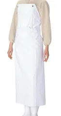宇都宮製作 ワンタッチ防水エプロン 胸付(幅90×丈115cm) ホワイトas