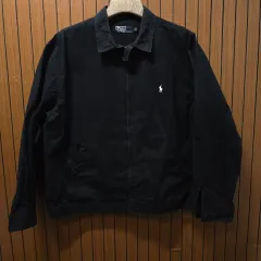 ポロラルフローレン ブラック コットン ブルゾン 105