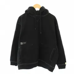 ニューバランス NEW BALANCE SWEAT FULLOVER HOODIE REGULAR FIT スウェットプルオーバーフーディレギュラーフィット パーカー 長袖 ロゴ プリント 裏起毛 L 黒 ブラック AMT35097 /BB