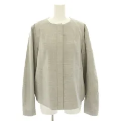 ソージュ SOEJU ストレッチファインノーカラージャケット アウター M グレー S-00-JK-026 /YT