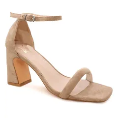 ヨキ レディース シューズ パンプス サンダル ヒール Yoki Selina11 Womens Casual Open Toe Block Heel Sandals Beige ベージュ