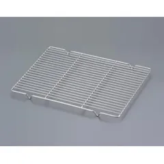 【新品】ケーキクーラー角型 足付 18-8（ステンレス） 大 600×400のサムネイル