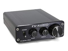FX-AUDIO- FX-502J PRO TDA7498搭載 50W×2聲道 帶音調控制功能的綜合擴大機 (黑色)@