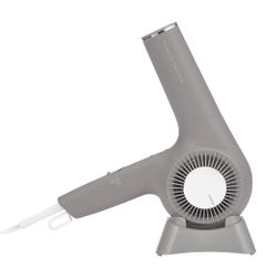 Nobby by TESCOM 吹風機 專業級 保護離子 大風量 大風速 速乾 溫冷自動切換模式 高耐用度 附支架 電線長1.7m 煙灰色 NIB500B-H/E@