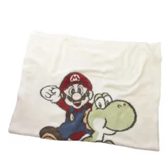 ジェラートピケ gelato pique SUPER MARIO キャラクターブランケット ボア アイボリー マルチカラー PWGG214552 /TK