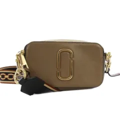 マークジェイコブス MARC JACOBS ザ スナップショット ショルダーバッグ レザー 茶 M0012007 /KH ●D