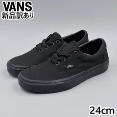 VANS エラ ブラック USA6/24.0cm スニーカー VN000QFKBKA ヴァンズ 新品 (vn139)