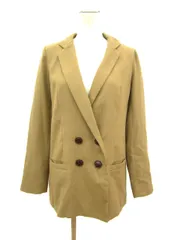 イーハイフンワールドギャラリー E HYPHEN WORLD GALLERY ジャケット テーラード ダブル 総裏 S ベージュ /ry