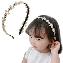 [Ocello] カチューシャ こども (可愛いお花のカチューシャ) 髪飾り ヘアアクセサリー (大花) [大花]