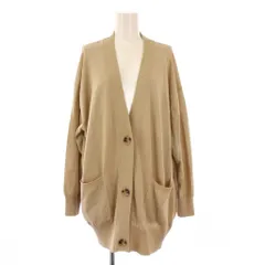 ドゥーズィエムクラス DEUXIEME CLASSE 23SS Oversize Linen Cardigan オーバーサイズリネンカーディガン ニット 長袖 Vネック 薄手 ワンカラー F ベージュ 23080560208810 /BB