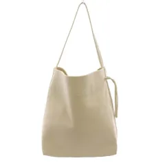 メアリーオルターナ MARY AL TERNA WRAPPING トートバッグ ワンショルダー レザー アイボリー /YM