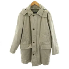 バーバリー ロンドン BURBERRY LONDON ノバチェック 中綿ジャケット 上着 M グレー 長袖 フード付き BBN22-822-04 /AN30