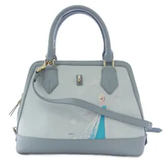 サマンサタバサ Samantha Thavasa Disney100 Dream Collection アナと雪の女王 エルサ ハンドバッグ ショルダーバッグ 2WAY ライトブルー /BM