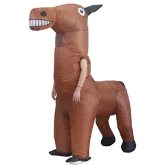 新品 [Moerstar] 馬 着ぐるみ コスプレ 空気充填 ハロウィン 面白い いたずら 変装スーツ 大人 膨張式 人気 膨らむ 馬仮装 道具