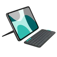 新品 ロジクール Flip Folio iPad Pro 11インチ M5 / M4 & iPad Air 11インチ M4 / M3 / M2 用 Flip Folio iK1185GRA ワイヤレス キーボード付きケース 日本語配列 脱着式 キーボード 軽
