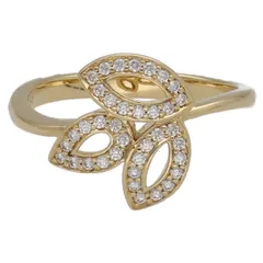 【中古】 Harry Winston ハリーウィンストン リリークラスター・ミニ・リング 指輪 FRDYSM1MLC 12号 ダイヤモンド YG レディース 25011830 AOのサムネイル