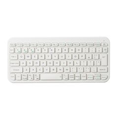 Brand new ELECOM Wireless Keyboard Bluetooth Slint Slim Scissor-switch 3-device multi-pairing OS automatic recognition Windows/macOS/ChromeOS/iOS/iPadOS/Android White TK-TM10BPWH