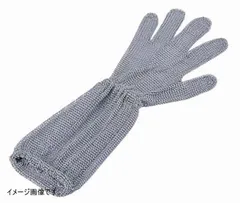 【新品】ロングカフ付 メッシュ手袋5本指 L LC-L5-MBO[3]