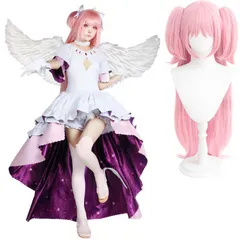 新品 [NOKIJP] まどマギ コスプレ アルティメットまどか コスプレ衣装 最終形態 まどか コスプレ衣装 鹿目まどか コスプレ 魔法少女まどか 大人用 文化祭 イベント 仮装 魔法少女 まどかマギカ cosplay（アルティメットまどか、S）