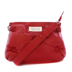 メゾンマルジェラ 11 Maison Margiela 11 18AW GLAM SLAM グラムスラム ショルダーバッグ ラムレザー 赤 S56WG0085 /KH ●D
