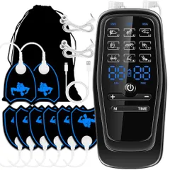 YOSINA EMS 全身筋肉刺激 9モード 30階段強度 A/Bデュアルチャネル仕様 Type-C充電 超軽量 携帯便利 誕生日 敬老の日 母の日 父の日 プレゼントma c3fc115b