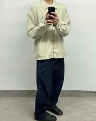 L ポロ ラルフローレン ベージュ コットン スイングトップ ジャケット