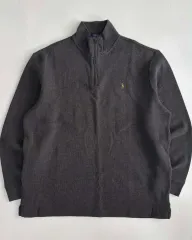 XL ポロ ラルフローレン 新品 グレー ハーフジップアップ スウェット シャツ