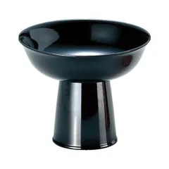 平安高盃/和食器 〔黒 M〕 直径122×102mm 日本製 〔和食 レストラン 居酒屋 店舗 お店〕
