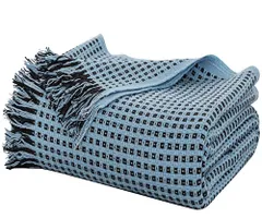 新品 ウールケット150x210cm ブランケット タッセル付き ウールとコットン多用ケット こだわり 飾りベッドカバー ソファーカバー ひざ掛け 掛け毛布