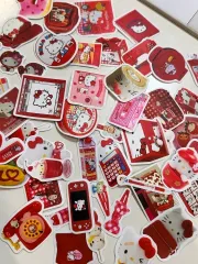 (業者配送) ハローキティ ステッカー 50種 セット ダイアリーデコ ノートブック キャリアー DIY