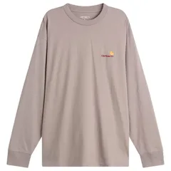 カーハート メンズ トップス Tシャツ Carhartt WIP Long Sleeve American ScriptShirt Yosemite