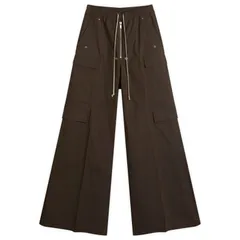 リックオウエンス メンズ ボトムス カジュアルパンツ コットン Rick Owens Heavy Cotton Poplin Cargobelas Dark Dust