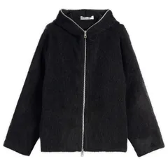 アワーレガシー メンズ アウター ジャケット・ブルゾン フーデッドジャケット ウール Our Legacy Hairy Wool Full Zip Hooded Jacket Black ブラックのサムネイル