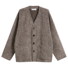 アワーレガシー メンズ アウター カーディガン ウール Our Legacy Hairy Wool Cardigan Mole