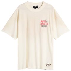 リプレゼント メンズ トップス Tシャツ Represent Iron Maiden Anniversary Tshirt Washed Ecru エクリュ