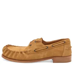 ドリス・ヴァン・ノッテン メンズ シューズ スニーカー スエード Dries Vanoten Suede Boat Shoe Camel キャメルのサムネイル
