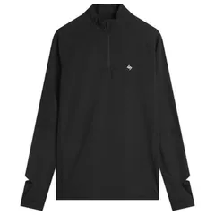 リプレゼント メンズ トップス シャツ ハーフジップ Represent 247 Run Quarter Zip Jet Black ブラック