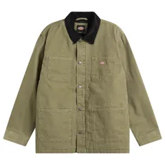 ディッキーズ メンズ アウター ジャケット・ブルゾン Dickies Lined Canvas Chore Jacket Military Green グリーン